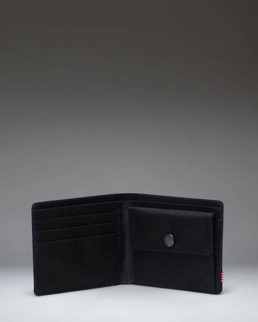Cartera Herschel Roy Coin Black Tonal
