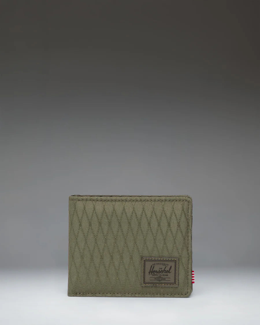 Cartera Herschel Roy Coin Ivy Green Diamond