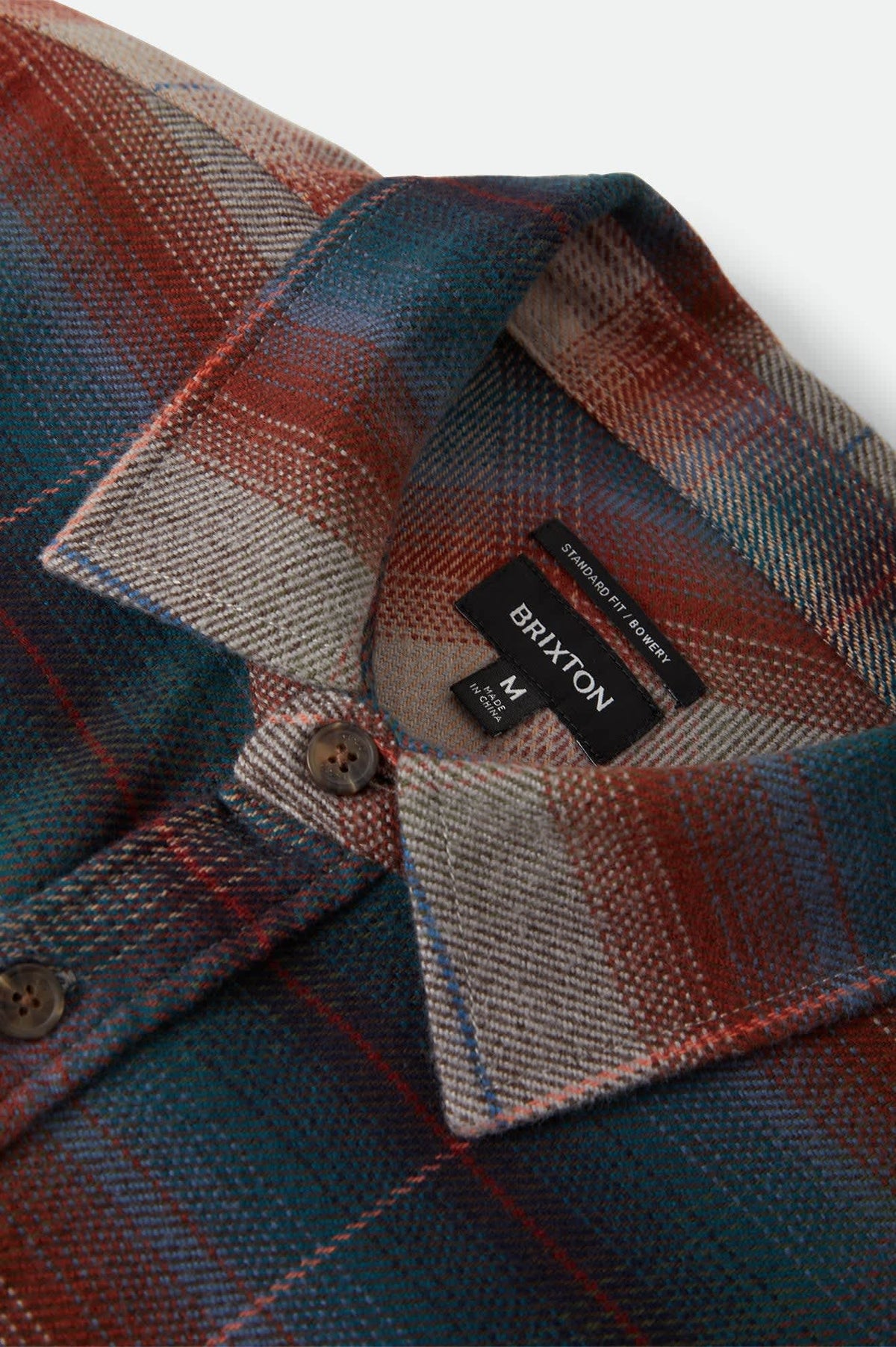 Camisa Brixton Bowery Flannel Multi Shadow