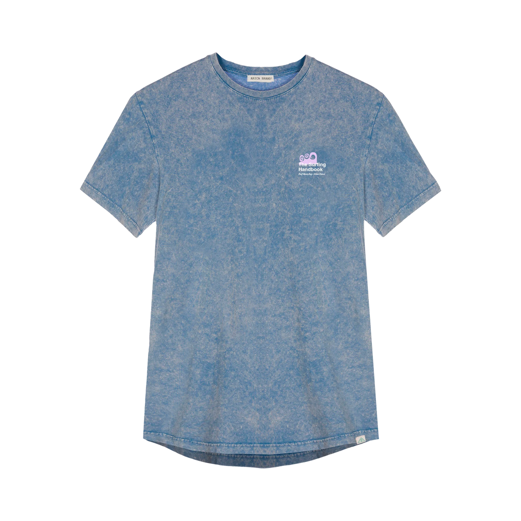 Camiseta Arica Surfing Handbook Azul