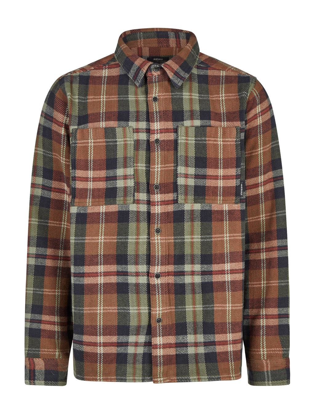 Camisa Iriedaily Chillax Lumber Olive