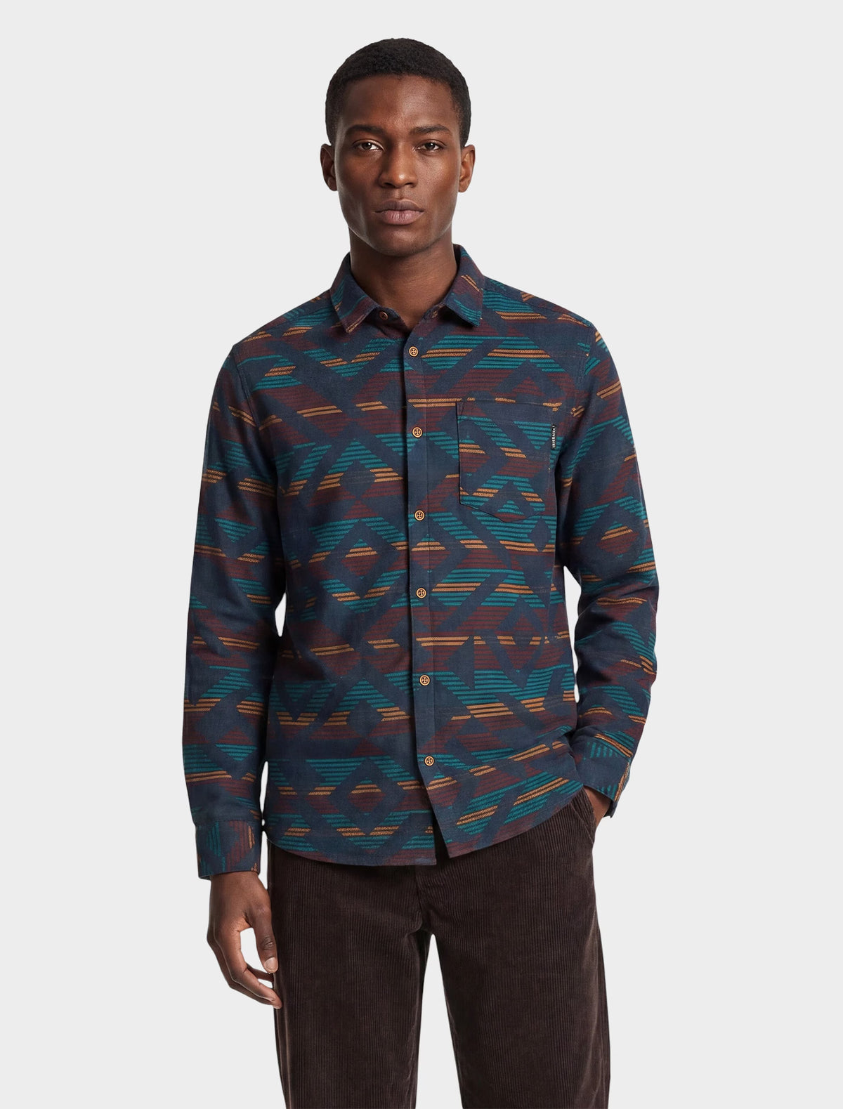 Camisa Iriedaily Santania Navy Red