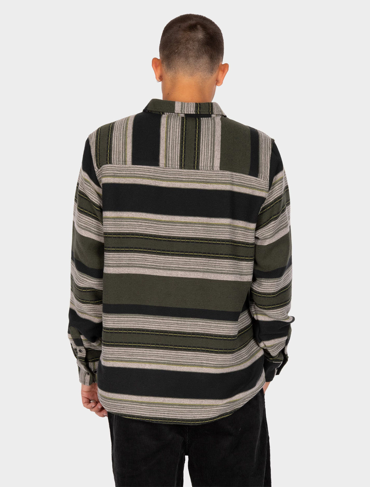 Camisa Iriedaily Santania Black Olive