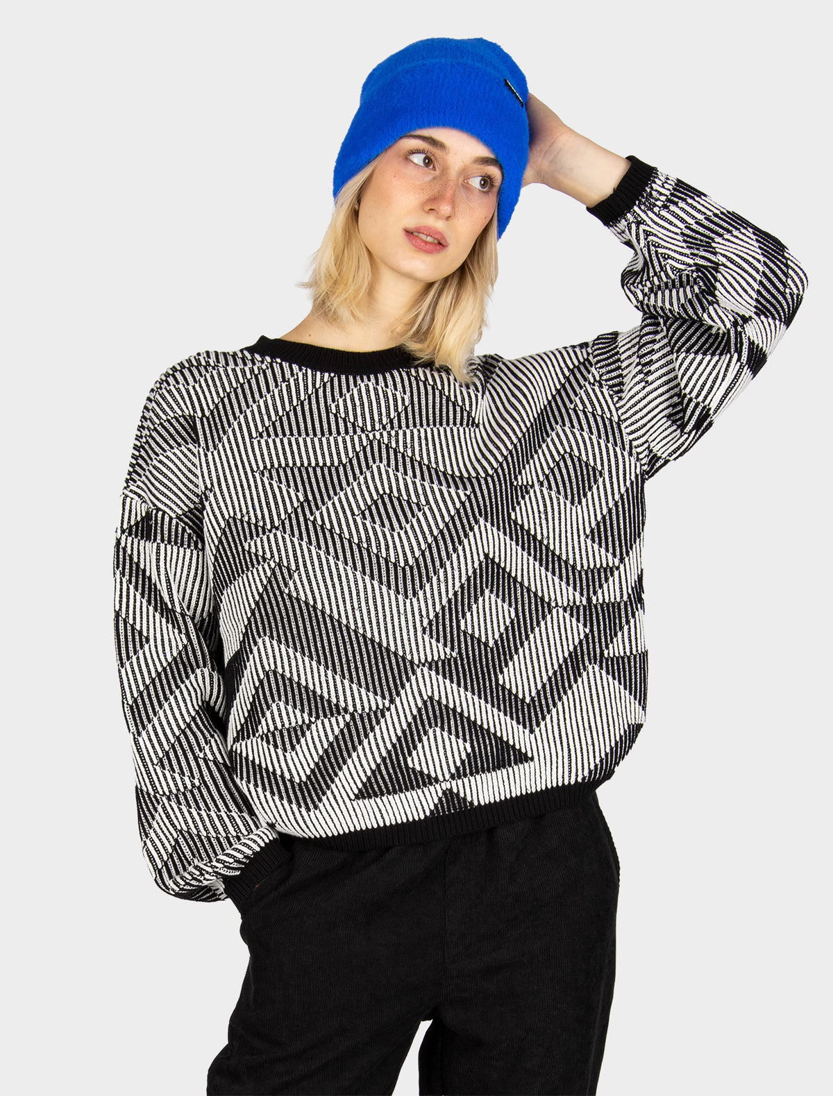 Jersey de Mujer Iriedaily Ribby Black White