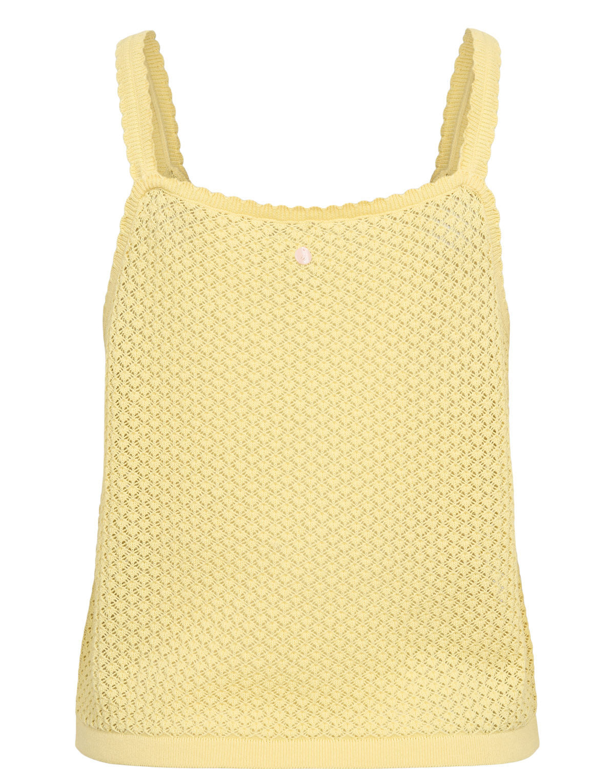 Top de tirantes Nümph Nurory – Punto fino | Color Amarillo