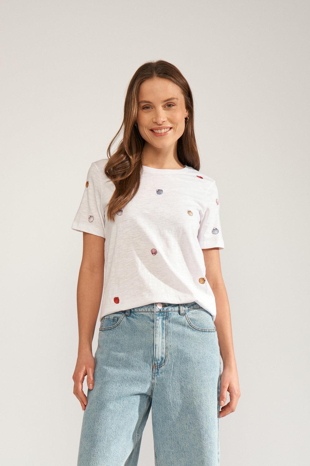 Camiseta Nümph Nushellpa Blanco