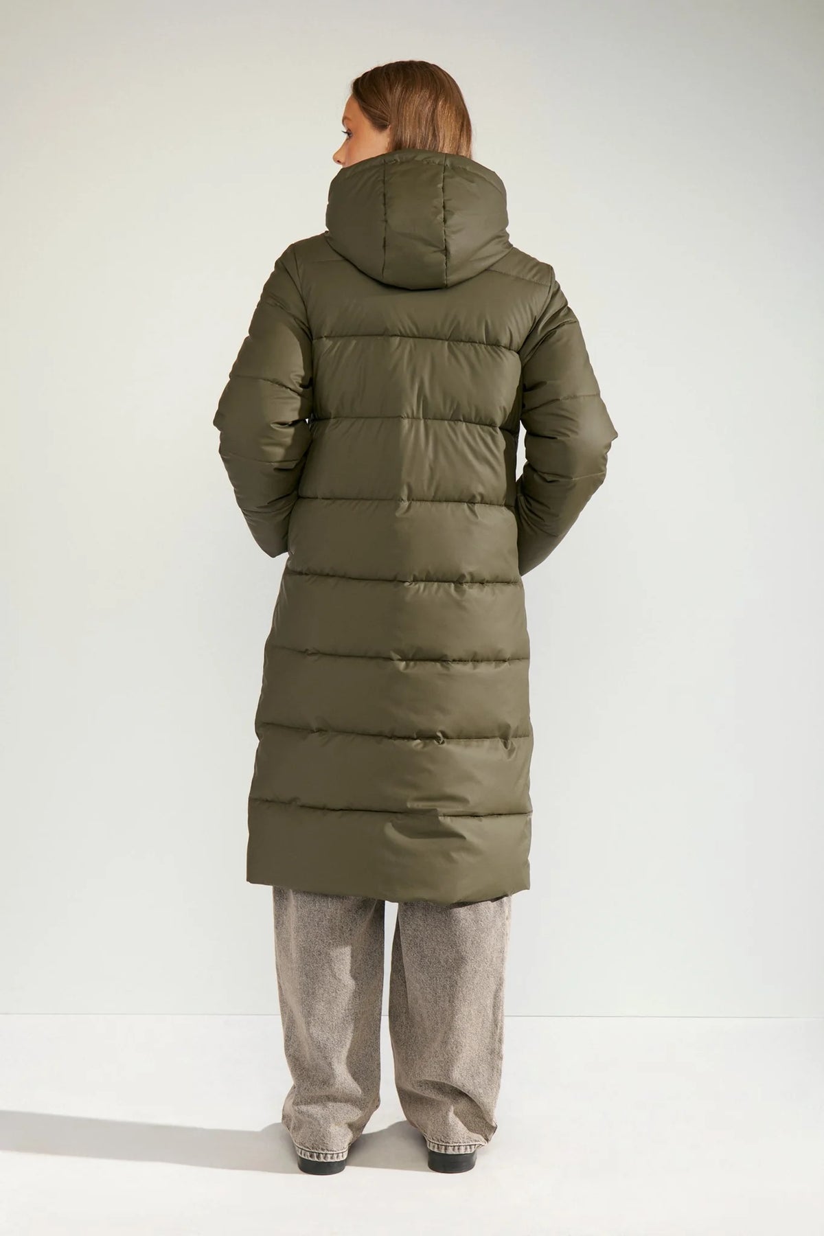 Chaqueta Nümph Nuarven Long Puffer Forest Night