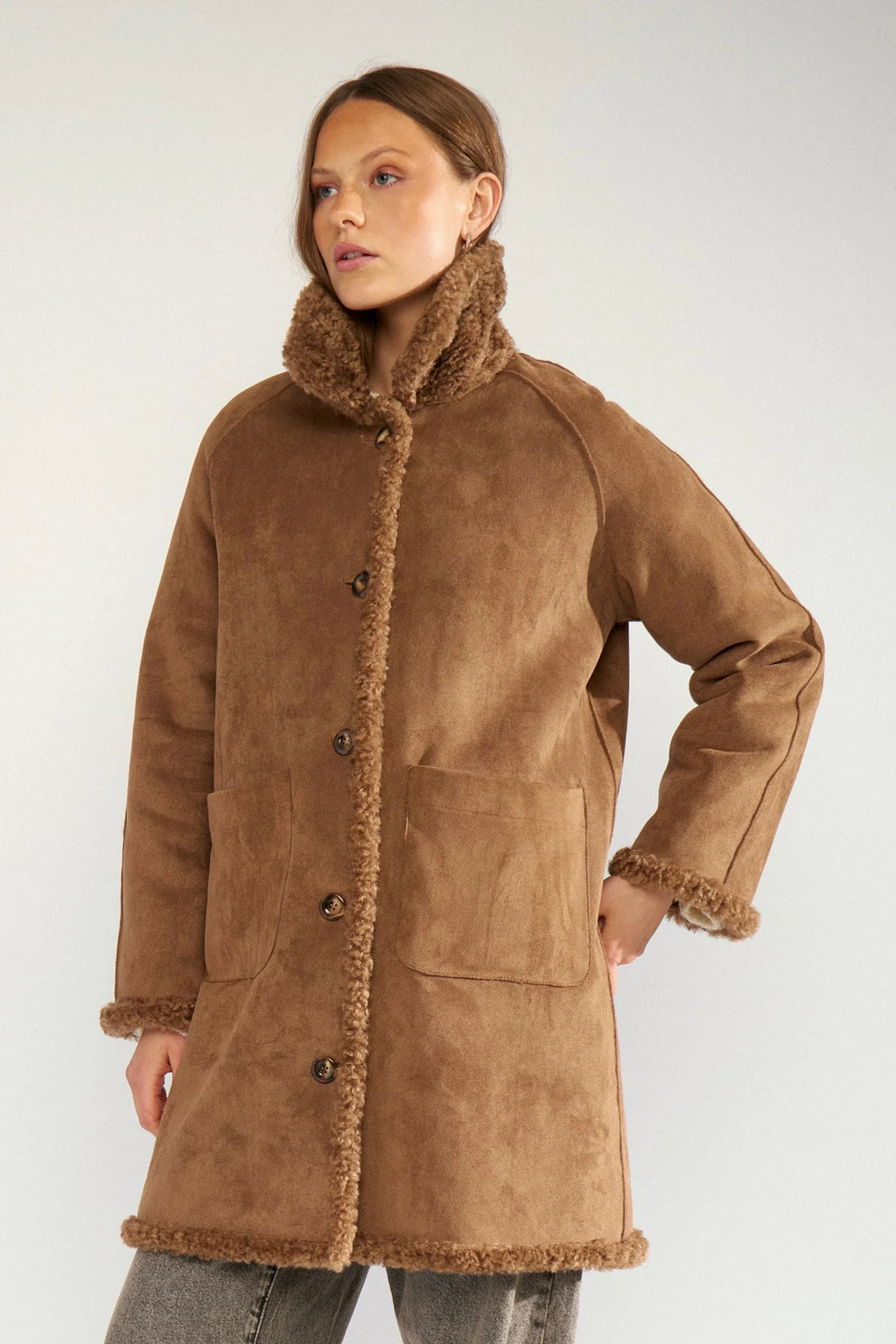 Chaqueta Nümph Numinda Reversible Dachshund