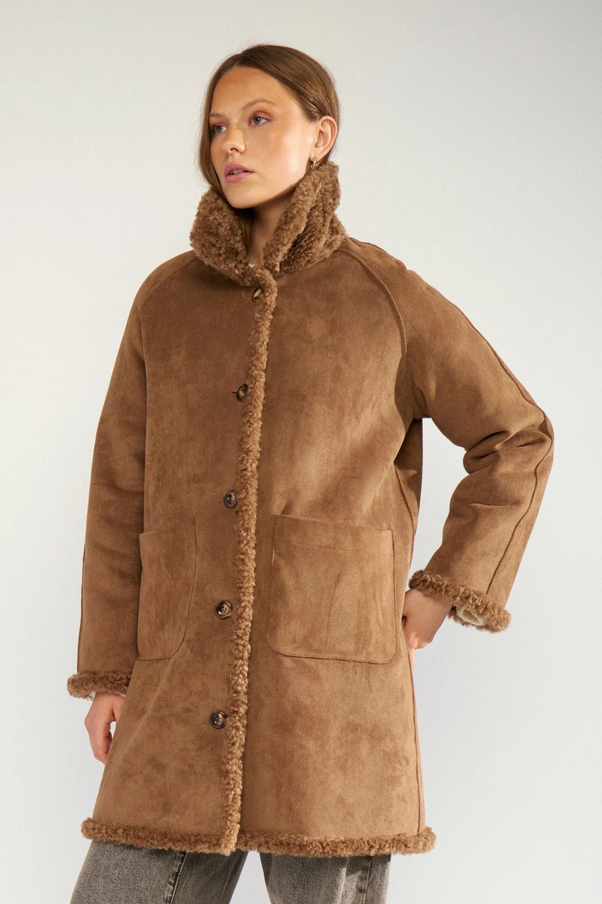 Chaqueta Nümph Numinda Reversible Dachshund