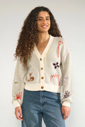 Cardigan Nümph Nuravissi Light grey melange