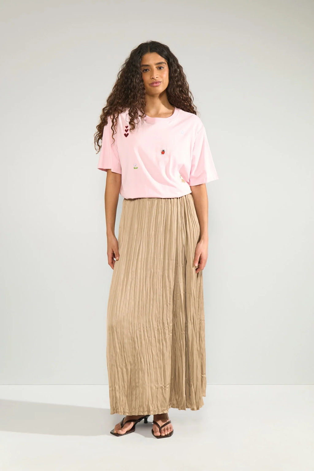 Camiseta Nümph Nutenia Boxy Pink lady