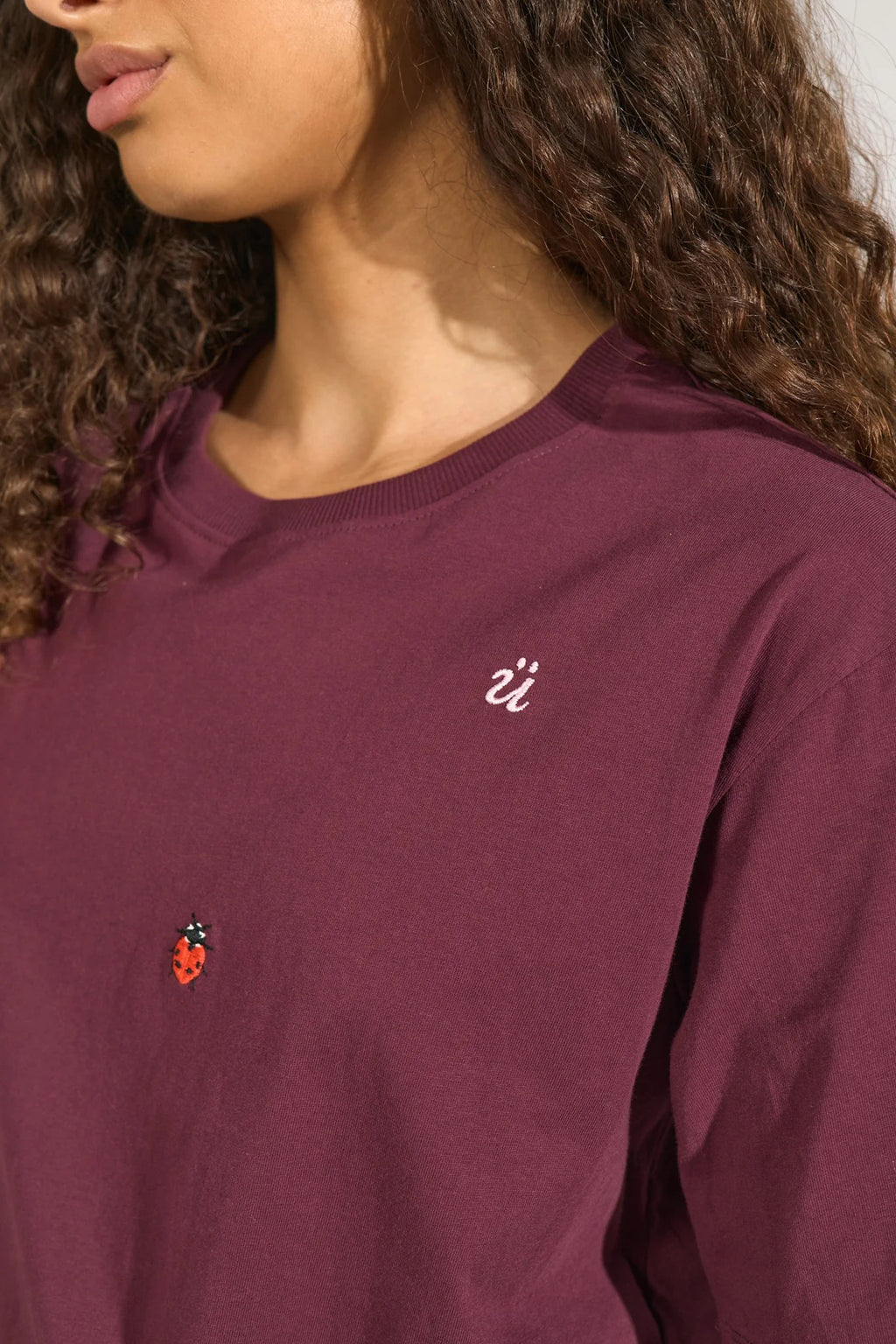 Camiseta Nümph Nutenia Boxy Fig
