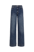 Pantalones Nümph Nuparis HR Wide Medium Blue Grain Denim