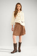 Falda Nümph Nucelise Deep Taupe