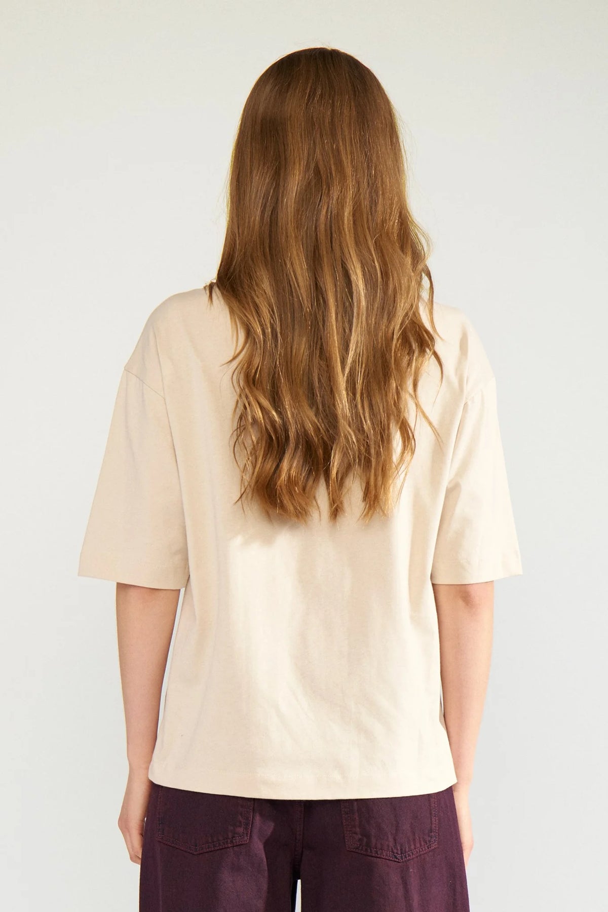 Camiseta Nümph Nutova Oversize Gray Morn