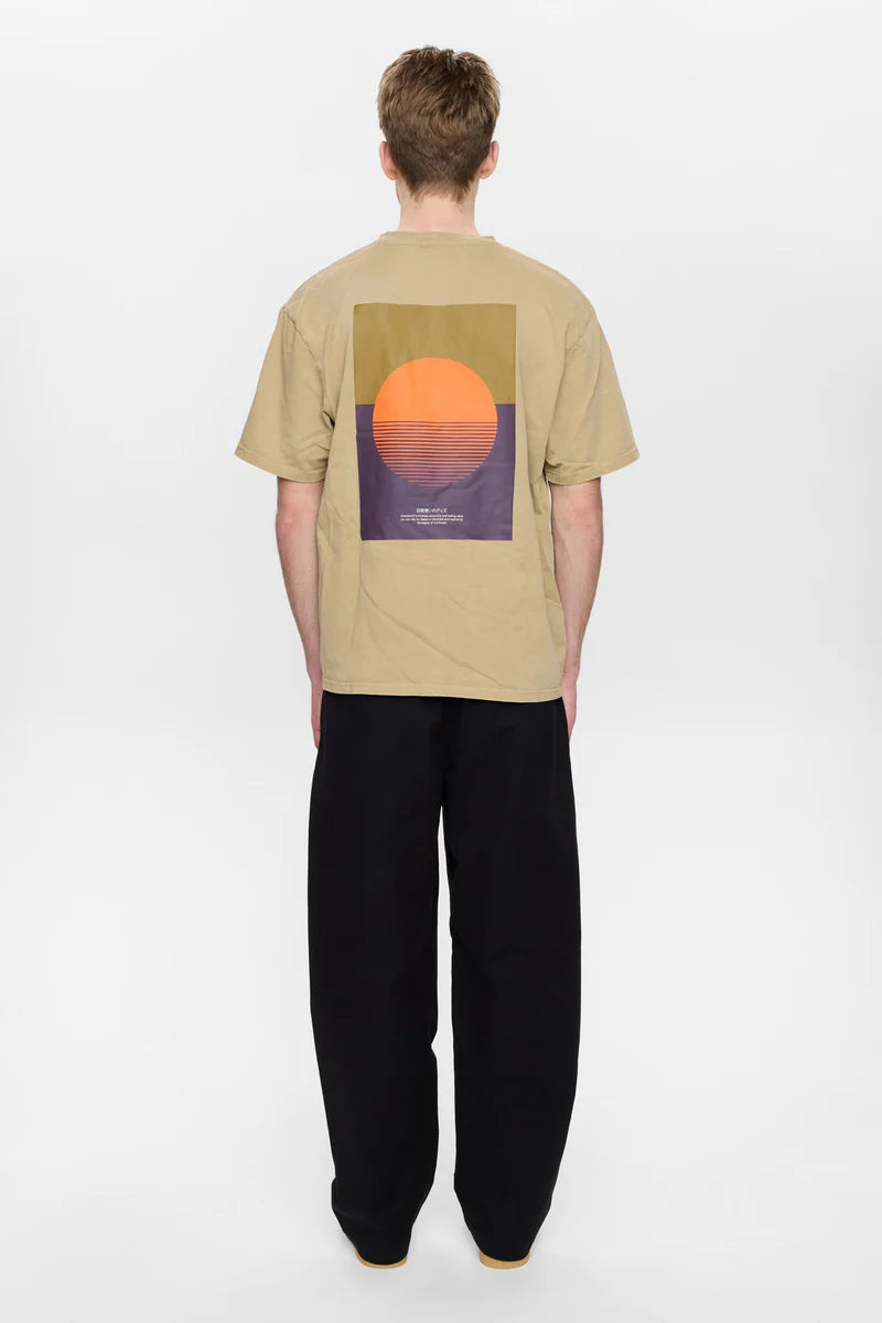 Camiseta Anerkjendt Akvillads Sun Print SS Tee Incense