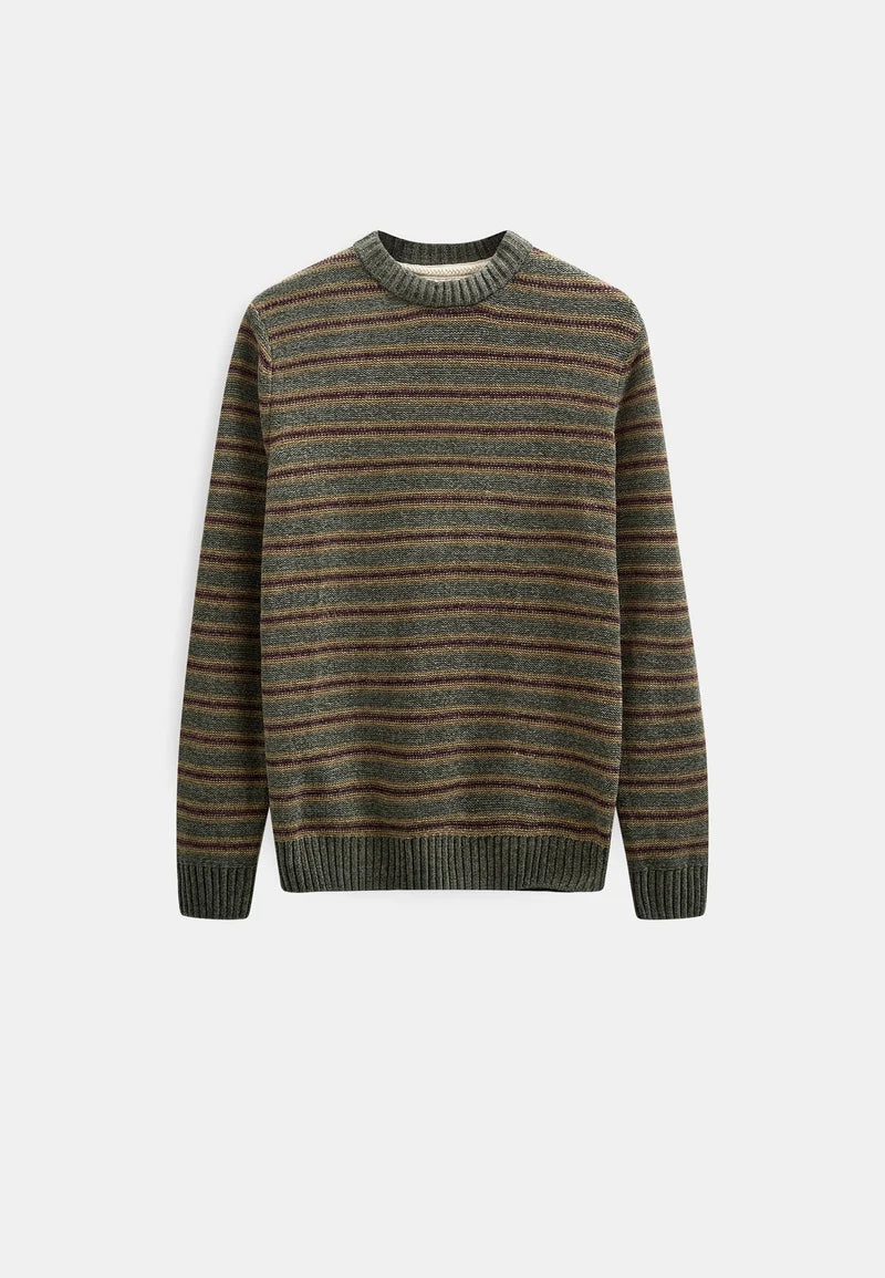 Jersey Anerkjendt Aksune Chenille Stripe Forest Night