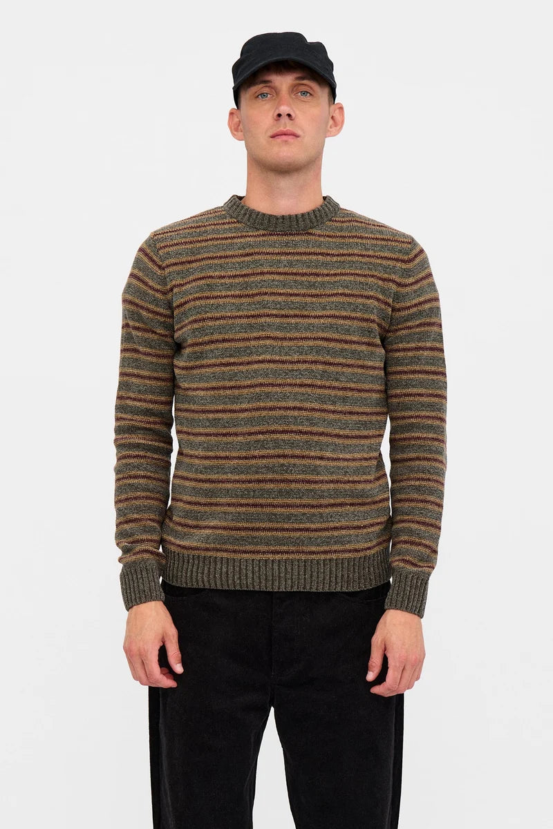 Jersey Anerkjendt Aksune Chenille Stripe Forest Night