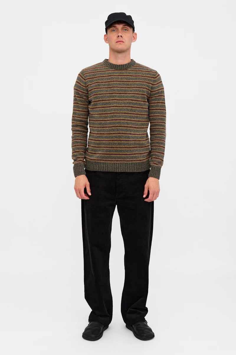 Jersey Anerkjendt Aksune Chenille Stripe Forest Night