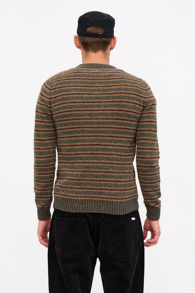Jersey Anerkjendt Aksune Chenille Stripe Forest Night