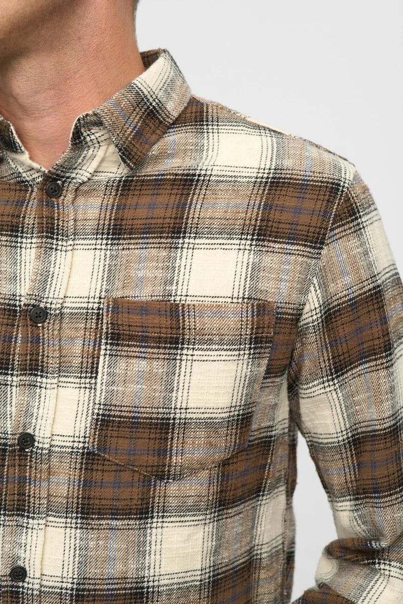 Camisa Anerkjendt Akleif Flannel Delicioso