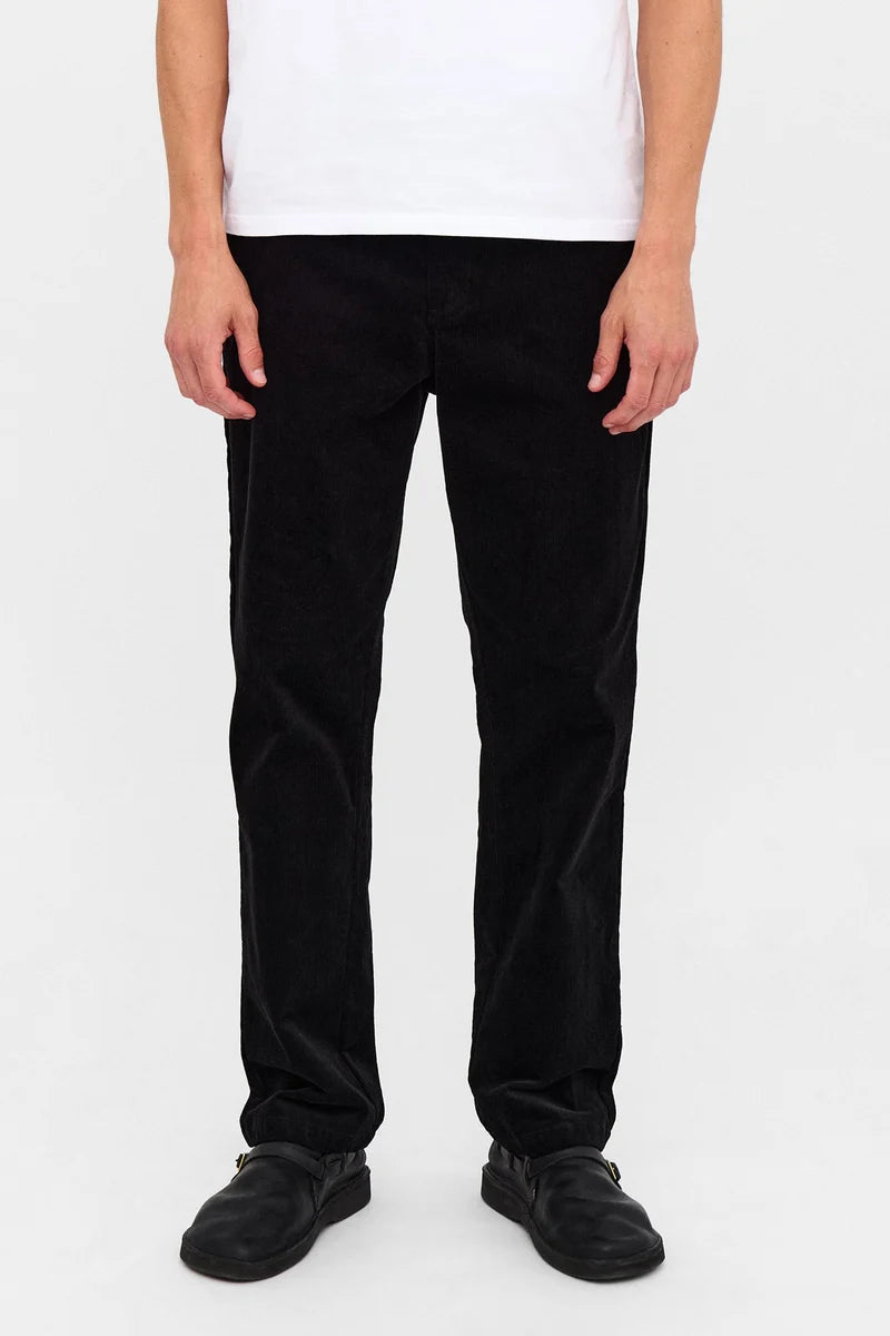 Pantalones Anerkjendt Akjan Elastic Cord Caviar