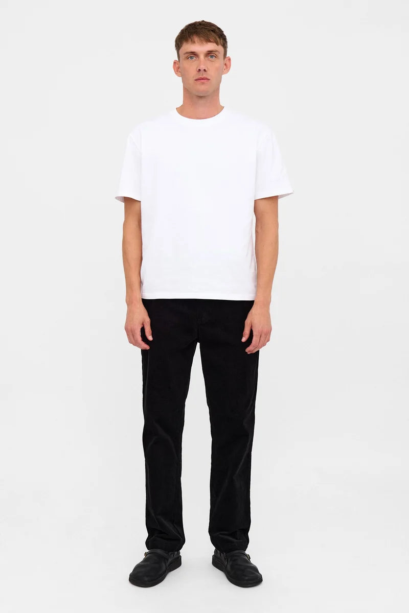 Pantalones Anerkjendt Akjan Elastic Cord Caviar