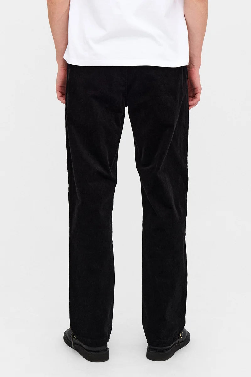 Pantalones Anerkjendt Akjan Elastic Cord Caviar