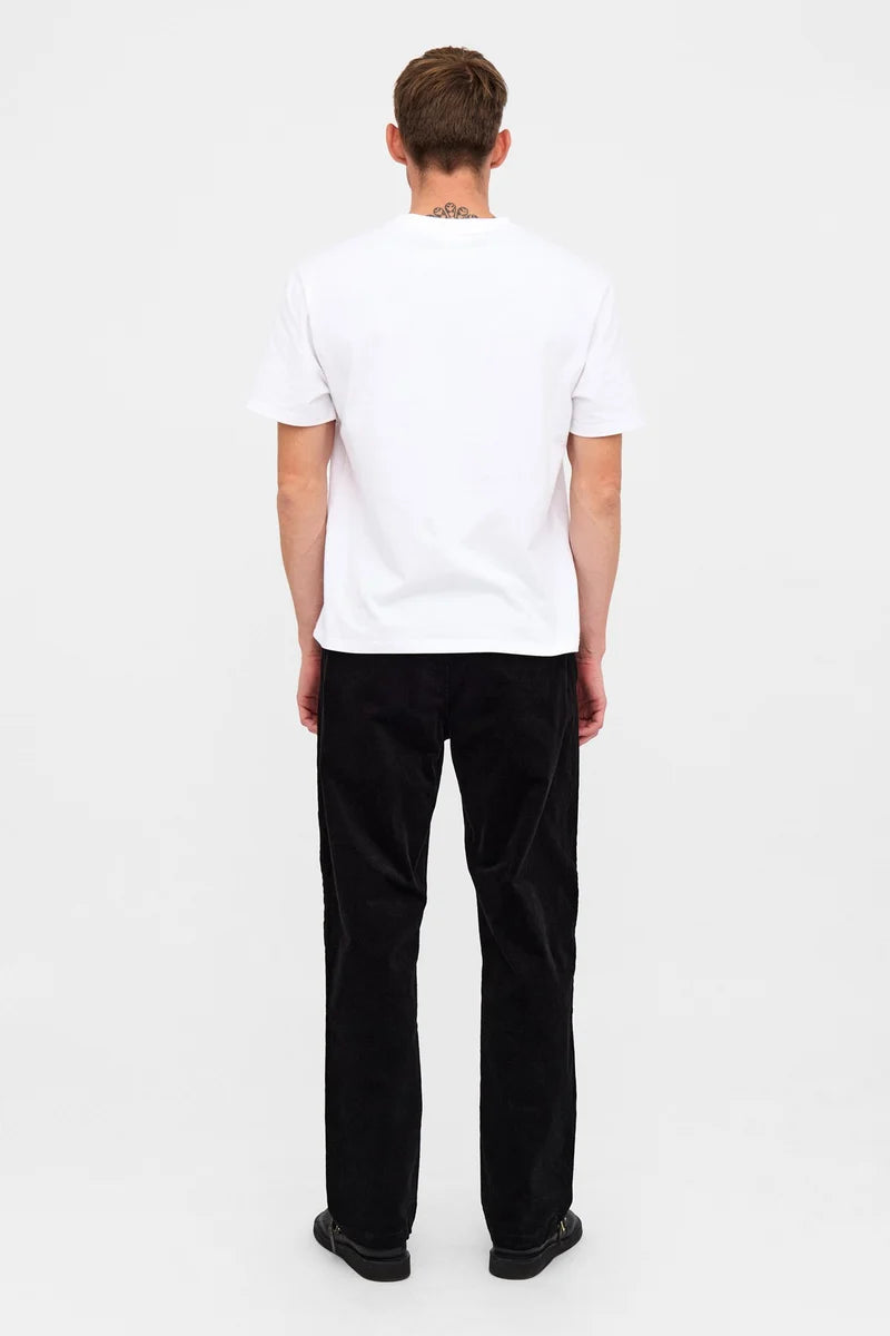 Pantalones Anerkjendt Akjan Elastic Cord Caviar