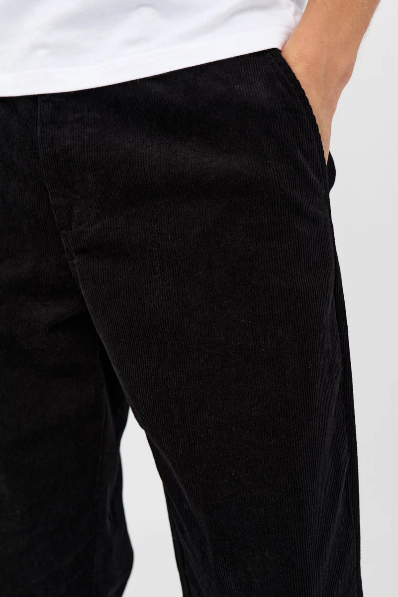 Pantalones Anerkjendt Akjan Elastic Cord Caviar