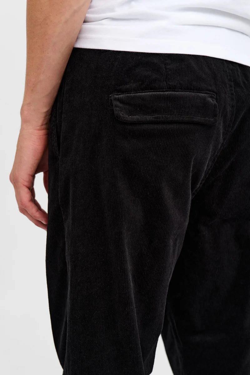 Pantalones Anerkjendt Akjan Elastic Cord Caviar