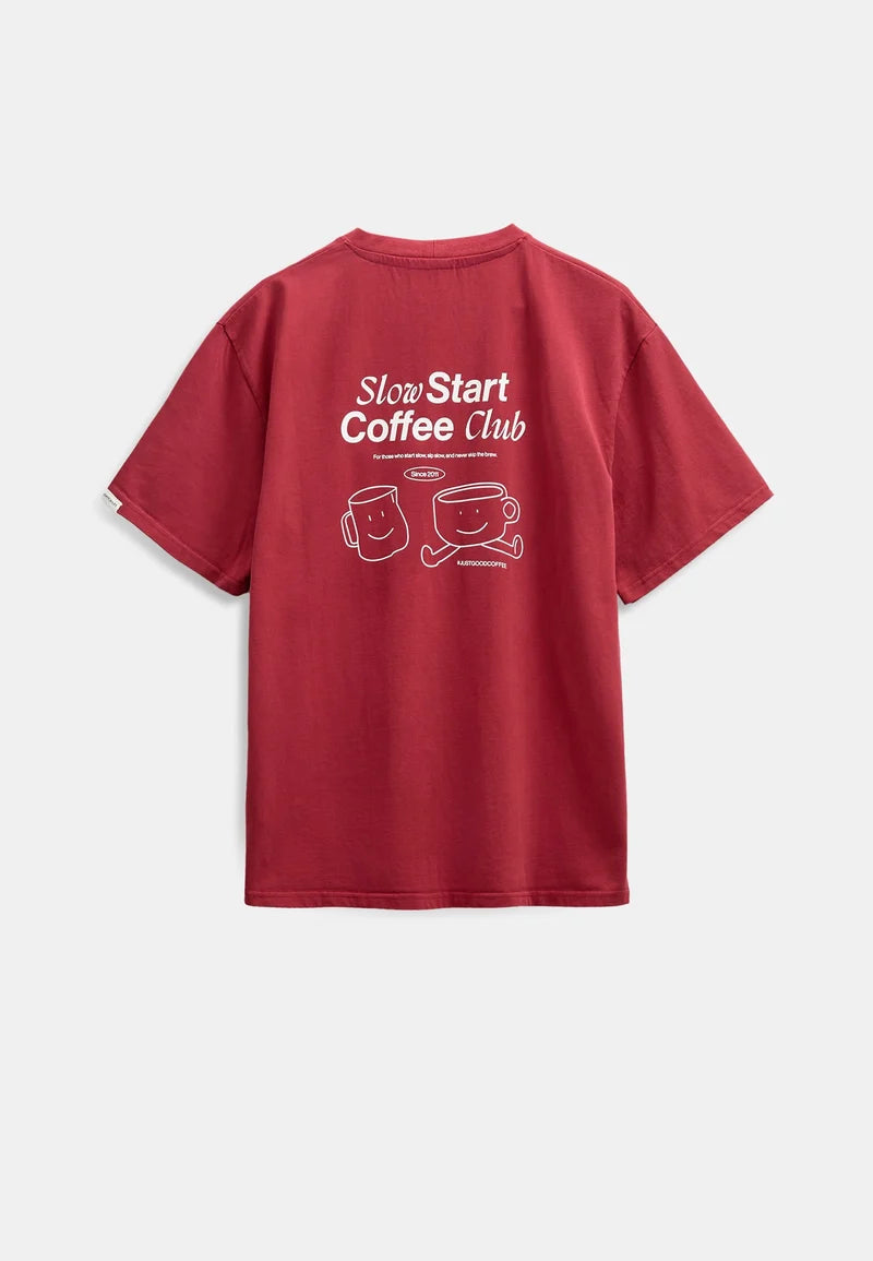 Camiseta Anerkjendt Akvillads Coffee Red Dahlia