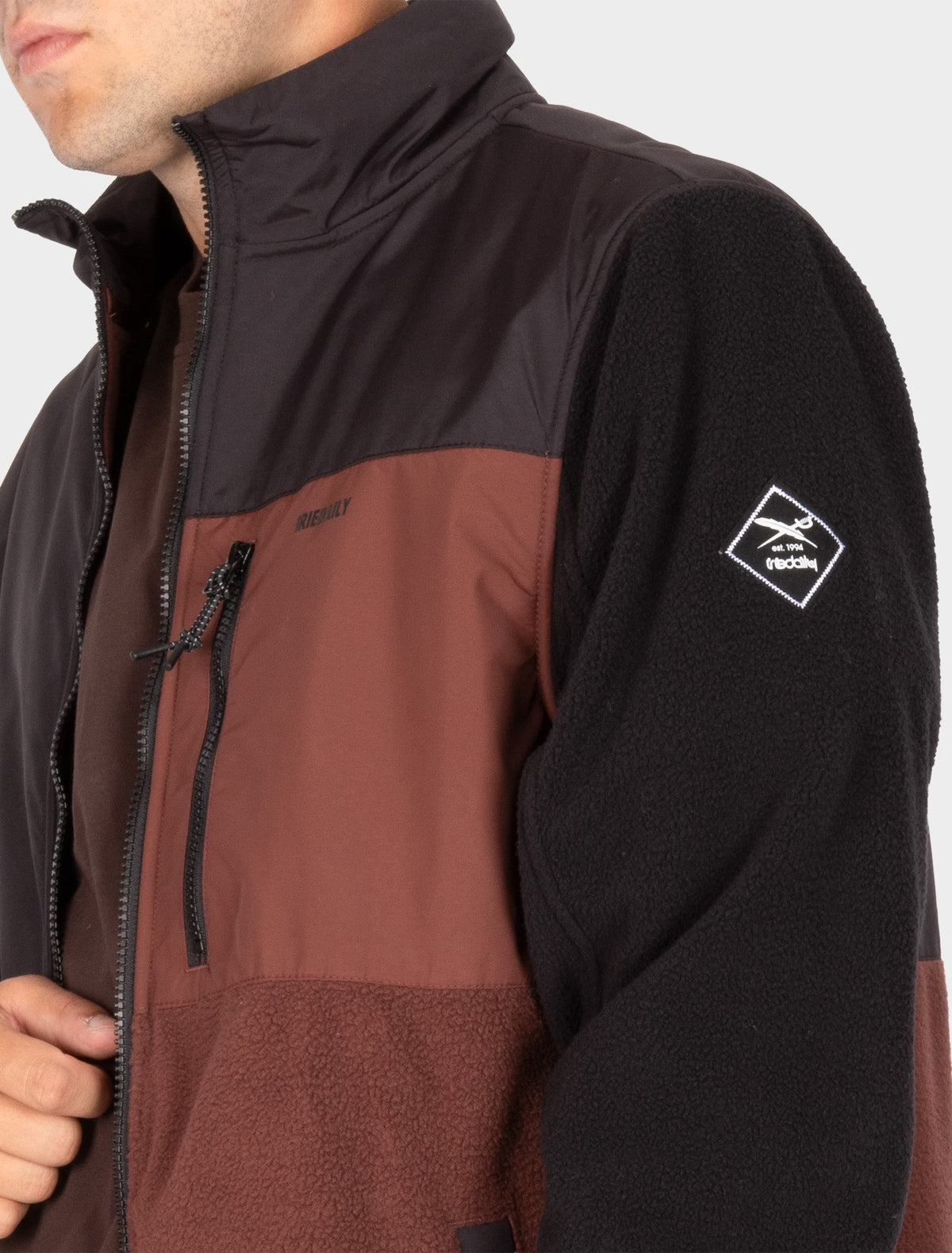 Chaqueta Iriedaily Auf Deck Fleece Dark rum