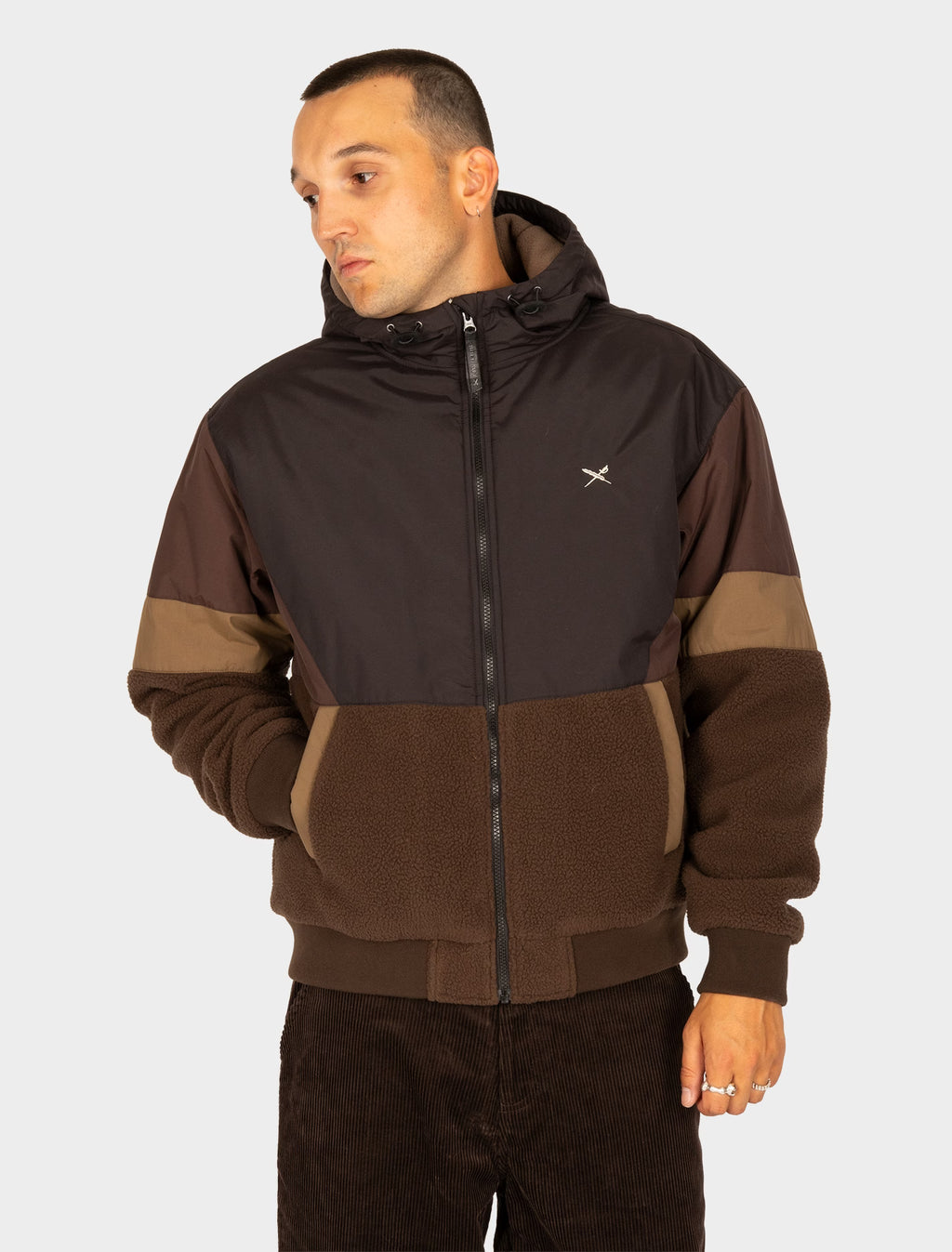 Chaqueta Iriedaily Get on Deck Dark Coffee