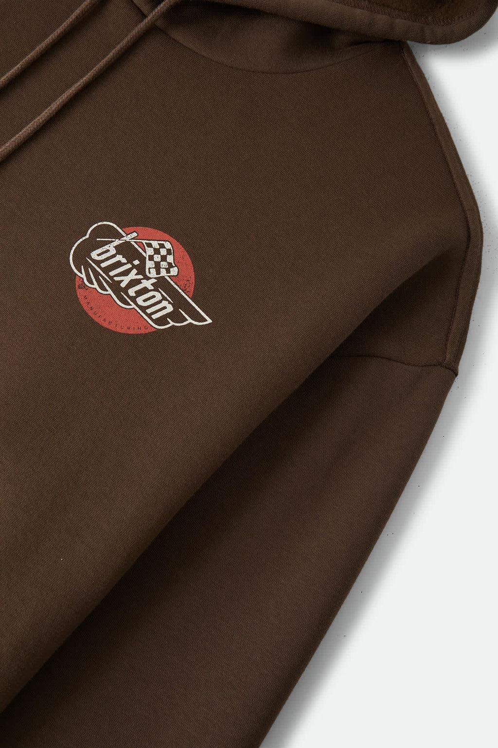 Sudadera Brixton Heyward Hood Wallnut Brown