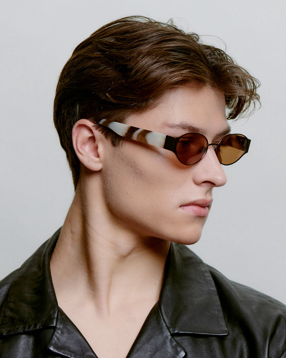 Gafas de Sol A. Kjærbede Bella Matte Brown Cookie Dough