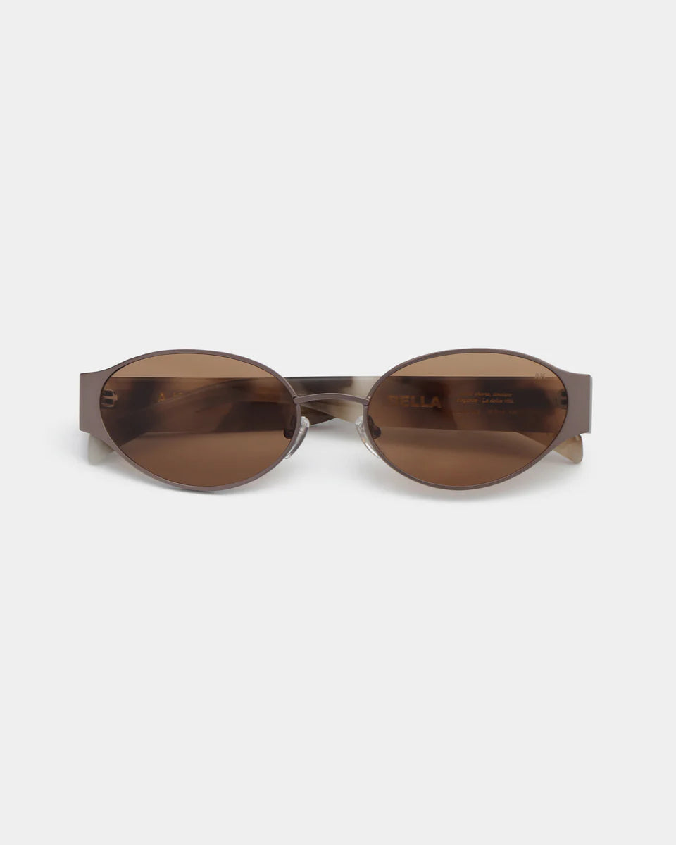 Gafas de Sol A. Kjærbede Bella Matte Brown Cookie Dough