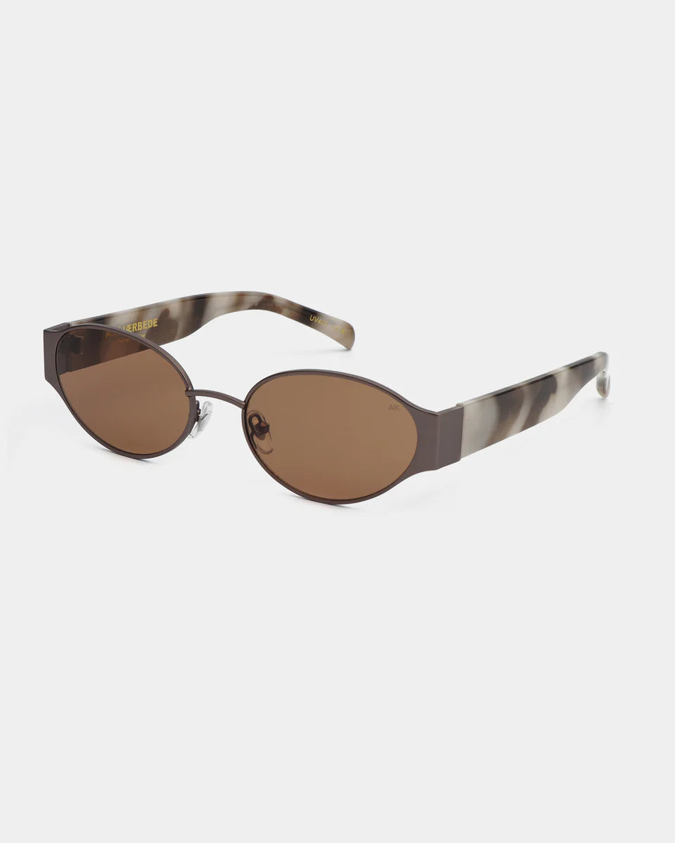 Gafas de Sol A. Kjærbede Bella Matte Brown Cookie Dough