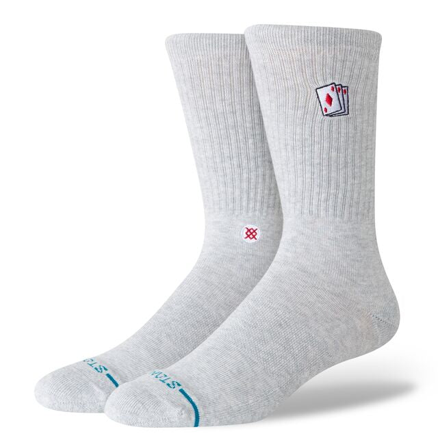 Calcetines Stance Hit me crew Heathergrey