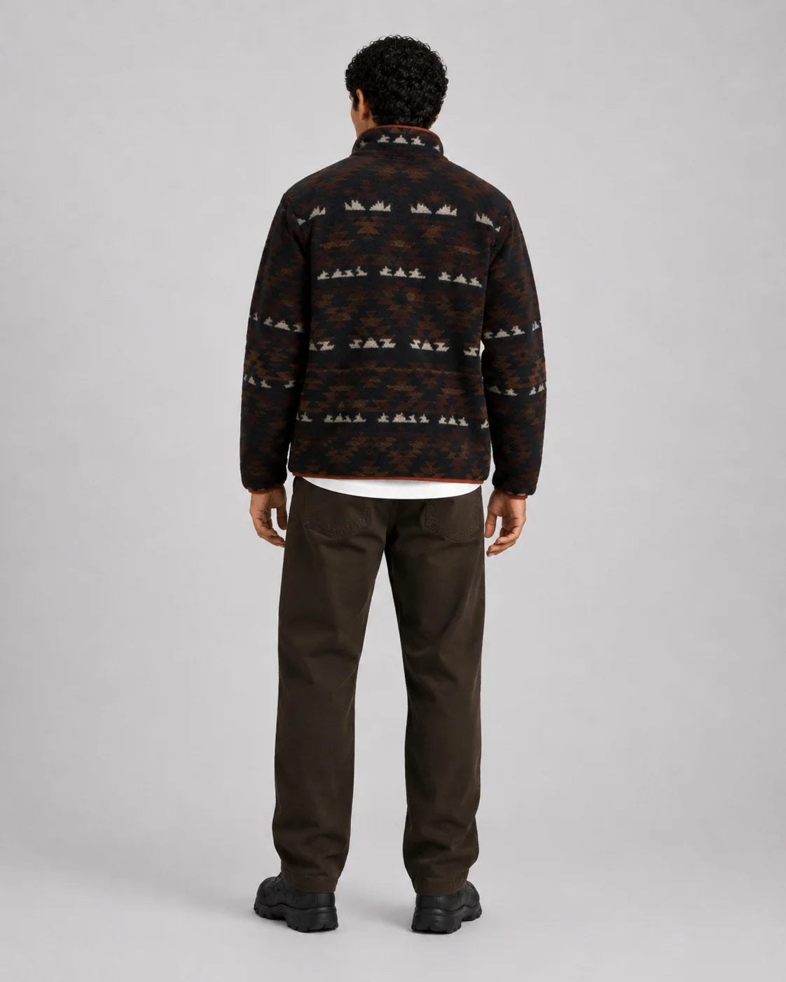 Chaqueta Fat Moose AZ fleece Brown Earth