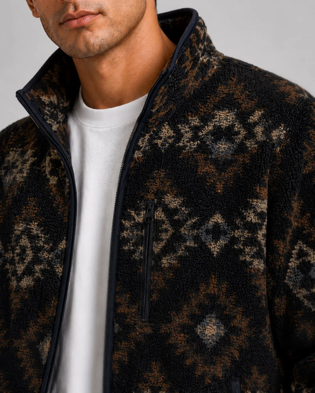 Chaqueta Fat Moose AZ fleece Navy Earth