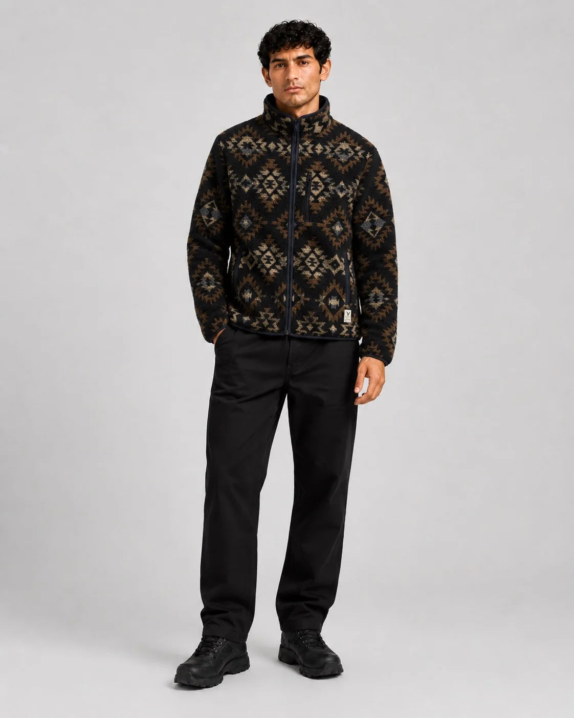 Chaqueta Fat Moose AZ fleece Navy Earth