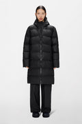 Abrigo Rains Alta Longer Puffer Jacket W3T4 Negro