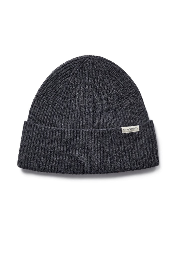 Gorro Anerkjendt Akfelix Merino Dark Grey Melange