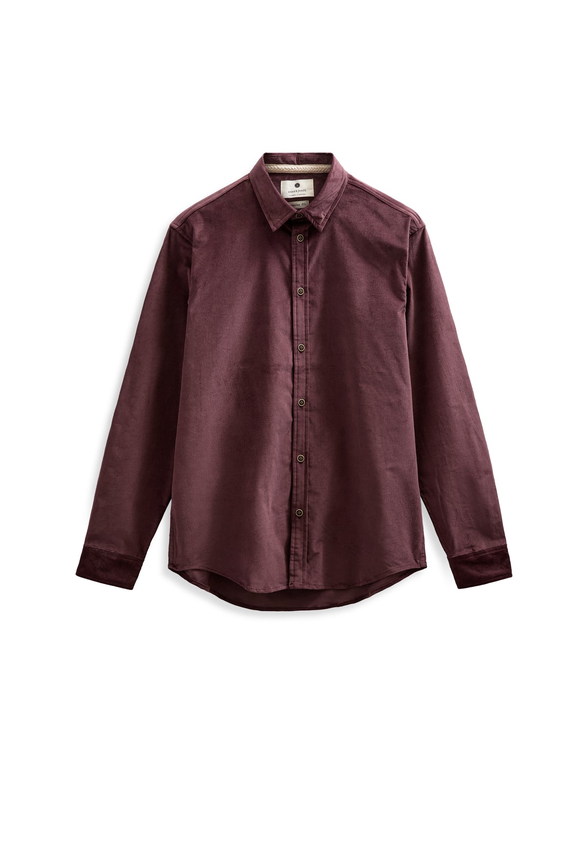 Camisa Anerkjendt Akleif Solid cord Vineyard wine