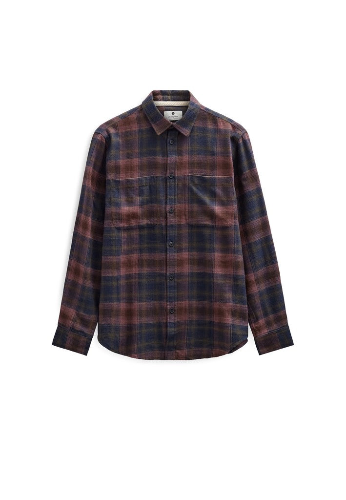 Camisa Anerkjendt Akleif Flannel Vineyard Wine