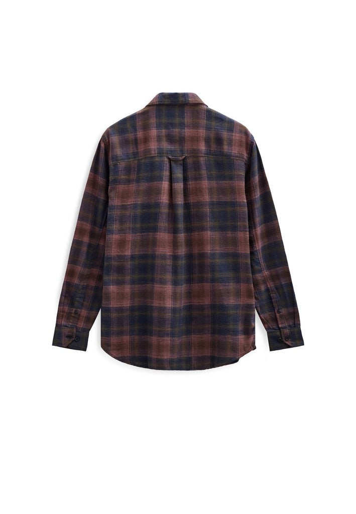 Camisa Anerkjendt Akleif Flannel Vineyard Wine