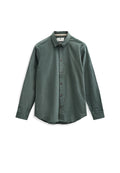 Camisa Anerkjendt Akleif Solid cord Hunter green