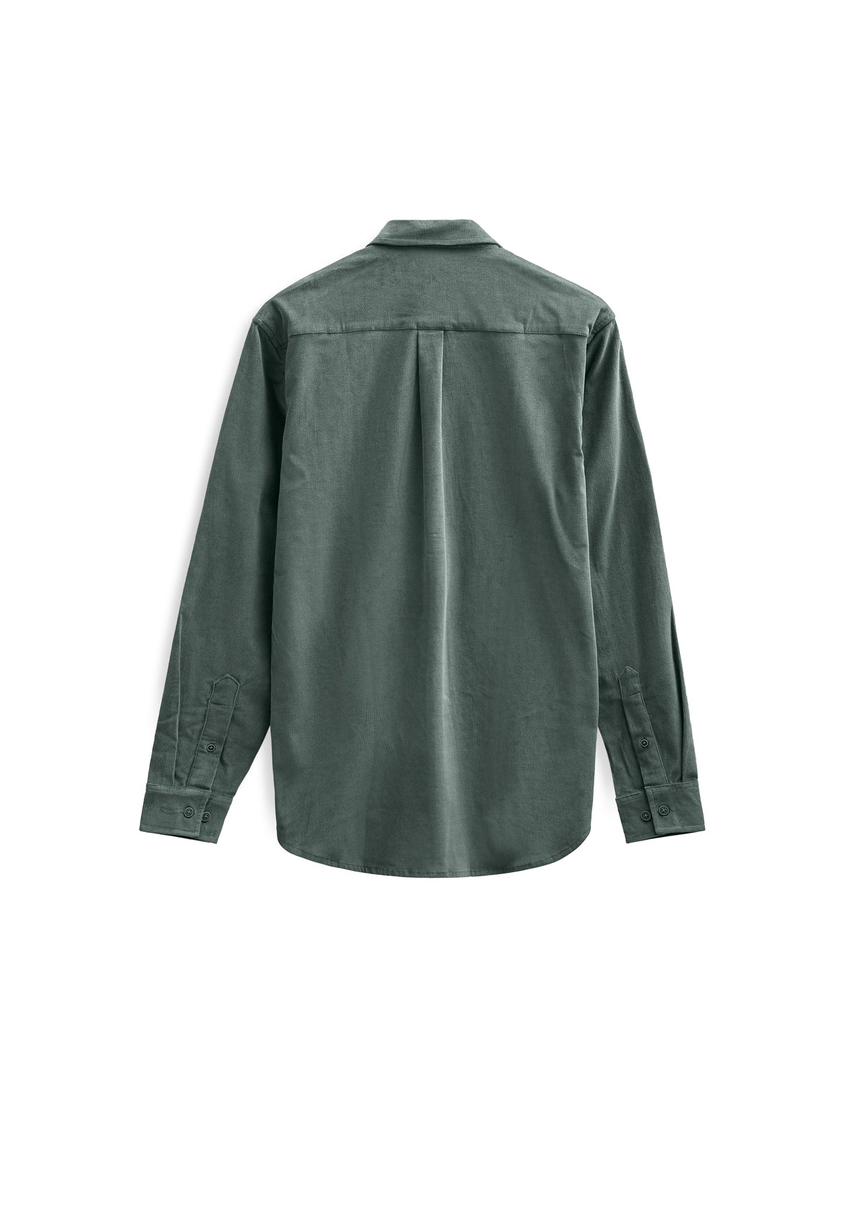 Camisa Anerkjendt Akleif Solid cord Hunter green