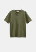 Camiseta Anerkjendt Akkikki Waffle Tee Verde